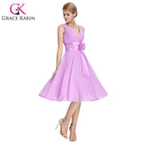 Grace Karin Bridesmaid Dresses Knee Length Short Formal Party dress - ladies Shapewear 