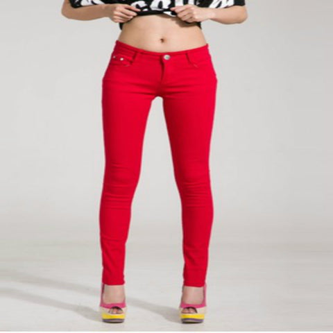 Women Candy Colors Pencil Skinny Pants - ladies Shapewear 