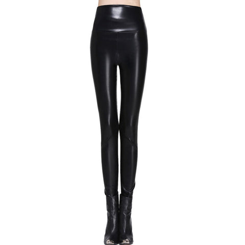 women leggings faux leather high quality slim leggings - ladies Shapewear 