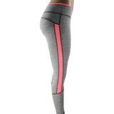 Ladies Leggings Sporting Movement Fold High Waist Fitness Leggings - ladies Shapewear 