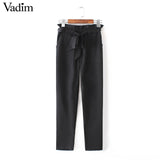 women OL chiffon high waist harem pants - ladies Shapewear 