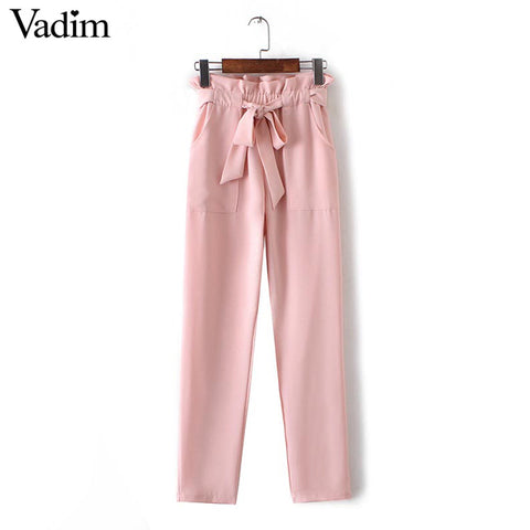 women OL chiffon high waist harem pants - ladies Shapewear 