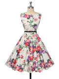 Grace Karin Womens Cocktail Dresses Floral Print - ladies Shapewear 