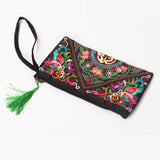 Women Ethnic National Retro  Embroidered Lady Clutch - ladies Shapewear 