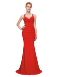 Evening Dress Grace Karin Backless Blue Red Slim-line Sexy Bodycon - ladies Shapewear 