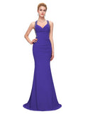 Evening Dress Grace Karin Backless Blue Red Slim-line Sexy Bodycon - ladies Shapewear 