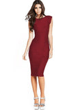 T'O Women Party Bodycon Wiggle Tunic Pencil Dress 190 - ladies Shapewear 