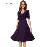 Cocktail Dresses Sleeves Hot Selling V Neck Short Dresses Women - ladies Shapewear 