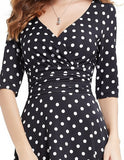 Cocktail Dresses Sleeves Hot Selling V Neck Short Dresses Women - ladies Shapewear 