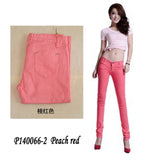 Hot sale Female Casual Slim long jeans Candy-colors Pencil Pants - ladies Shapewear 