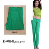 Hot sale Female Casual Slim long jeans Candy-colors Pencil Pants - ladies Shapewear 