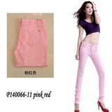 Hot sale Female Casual Slim long jeans Candy-colors Pencil Pants - ladies Shapewear 