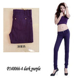 Hot sale Female Casual Slim long jeans Candy-colors Pencil Pants - ladies Shapewear 