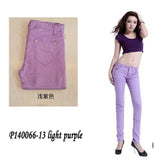 Hot sale Female Casual Slim long jeans Candy-colors Pencil Pants - ladies Shapewear 