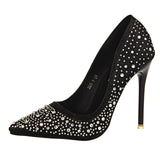New Spring Autumn Women Pumps Sexy Black Gold Silver High Heels - ladies Shapewear 