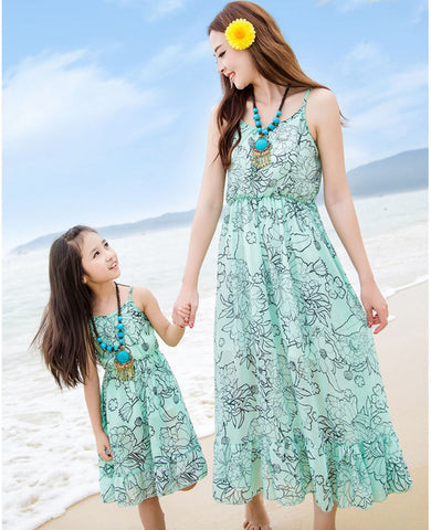 Mom and Daughter Dress - ladies Shapewear 