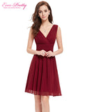 Bridesmaid Dresses Ever Pretty Double V-neck Little White Dress - ladies Shapewear 