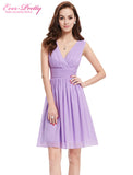 Bridesmaid Dresses Ever Pretty Double V-neck Little White Dress - ladies Shapewear 