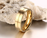 6MM Stainless Steel Wedding Ring For Lovers - ladies Shapewear 
