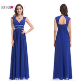 Formal Prom Dresses Long Ever Pretty Women Elegant V neck Party Gowns Dresses - ladies Shapewear 