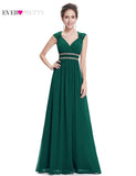 Formal Prom Dresses Long Ever Pretty Women Elegant V neck Party Gowns Dresses - ladies Shapewear 