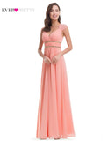 Formal Prom Dresses Long Ever Pretty Women Elegant V neck Party Gowns Dresses - ladies Shapewear 
