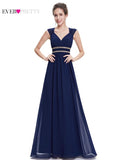 Formal Prom Dresses Long Ever Pretty Women Elegant V neck Party Gowns Dresses - ladies Shapewear 