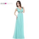 Formal Prom Dresses Long Ever Pretty Women Elegant V neck Party Gowns Dresses - ladies Shapewear 