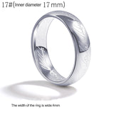 Lord of The Ring Titanium Steel Wedding Rings - ladies Shapewear 