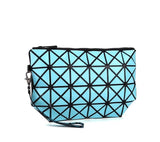 Fashion geometric triangle rhombus fold over square mosaic clutch - ladies Shapewear 