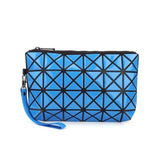 Fashion geometric triangle rhombus fold over square mosaic clutch - ladies Shapewear 