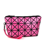 Fashion geometric triangle rhombus fold over square mosaic clutch - ladies Shapewear 