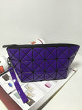 Fashion geometric triangle rhombus fold over square mosaic clutch - ladies Shapewear 