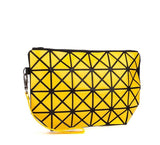 Fashion geometric triangle rhombus fold over square mosaic clutch - ladies Shapewear 