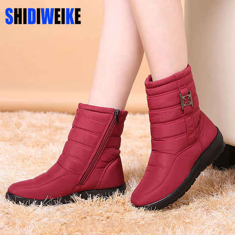 SHIDIWEI Snow Boots 2017 Brand Women Winter Boots - ladies Shapewear 