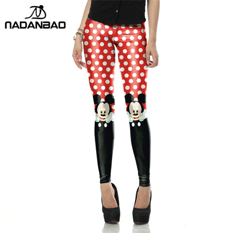 New Arrival Cute micky rat leggins Printed - ladies Shapewear 