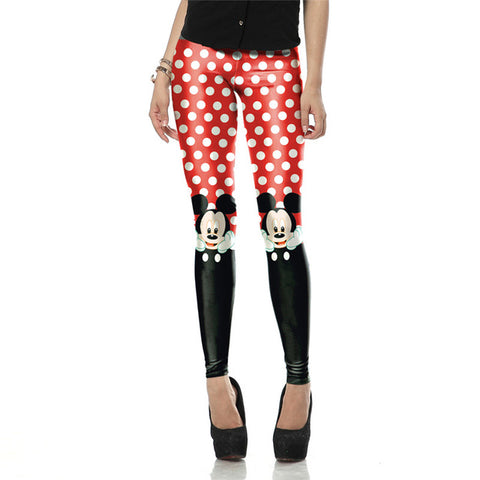 New Arrival Cute micky rat leggins Printed - ladies Shapewear 