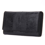 Women Casual Clutch Genuine Alligator Leather - ladies Shapewear 