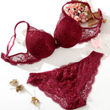 Woman Sexy Lingerie Lace Bra And Panty Sets - ladies Shapewear 