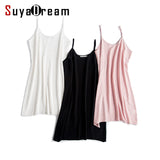 100% pure silk nightgowns women Sexy sleepwear Very light SILK nightdress - ladies Shapewear 