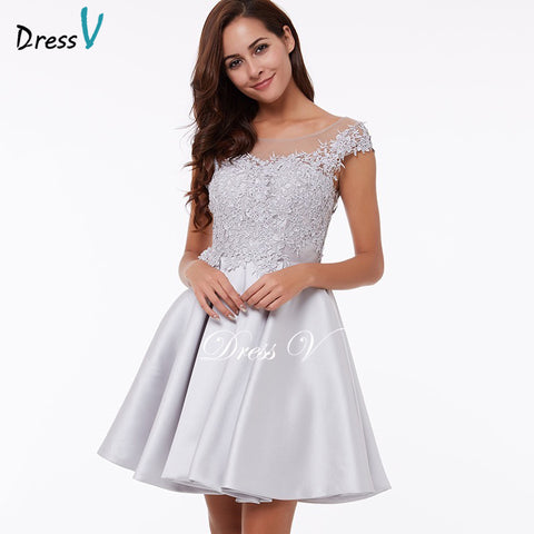 Dressv homecoming dress cheap peach a line mini cocktail party dress - ladies Shapewear 