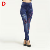 Weljuber Women Leggings Autumn Jeans Leggings - ladies Shapewear 