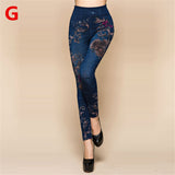 Weljuber Women Leggings Autumn Jeans Leggings - ladies Shapewear 