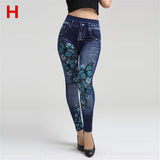 Weljuber Women Leggings Autumn Jeans Leggings - ladies Shapewear 
