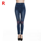 Weljuber Women Leggings Autumn Jeans Leggings - ladies Shapewear 