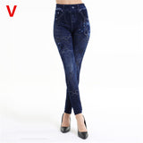 Weljuber Women Leggings Autumn Jeans Leggings - ladies Shapewear 