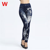 Weljuber Women Leggings Autumn Jeans Leggings - ladies Shapewear 