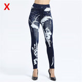 Weljuber Women Leggings Autumn Jeans Leggings - ladies Shapewear 