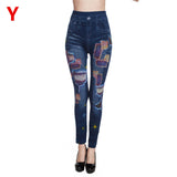 Weljuber Women Leggings Autumn Jeans Leggings - ladies Shapewear 