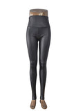 Free shipping New Fashion women's Sexy Skinny Faux Leather High Waist Leggings - ladies Shapewear 
